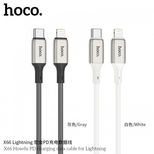 X66 Howdy PD Charging Data Cable for Lightning